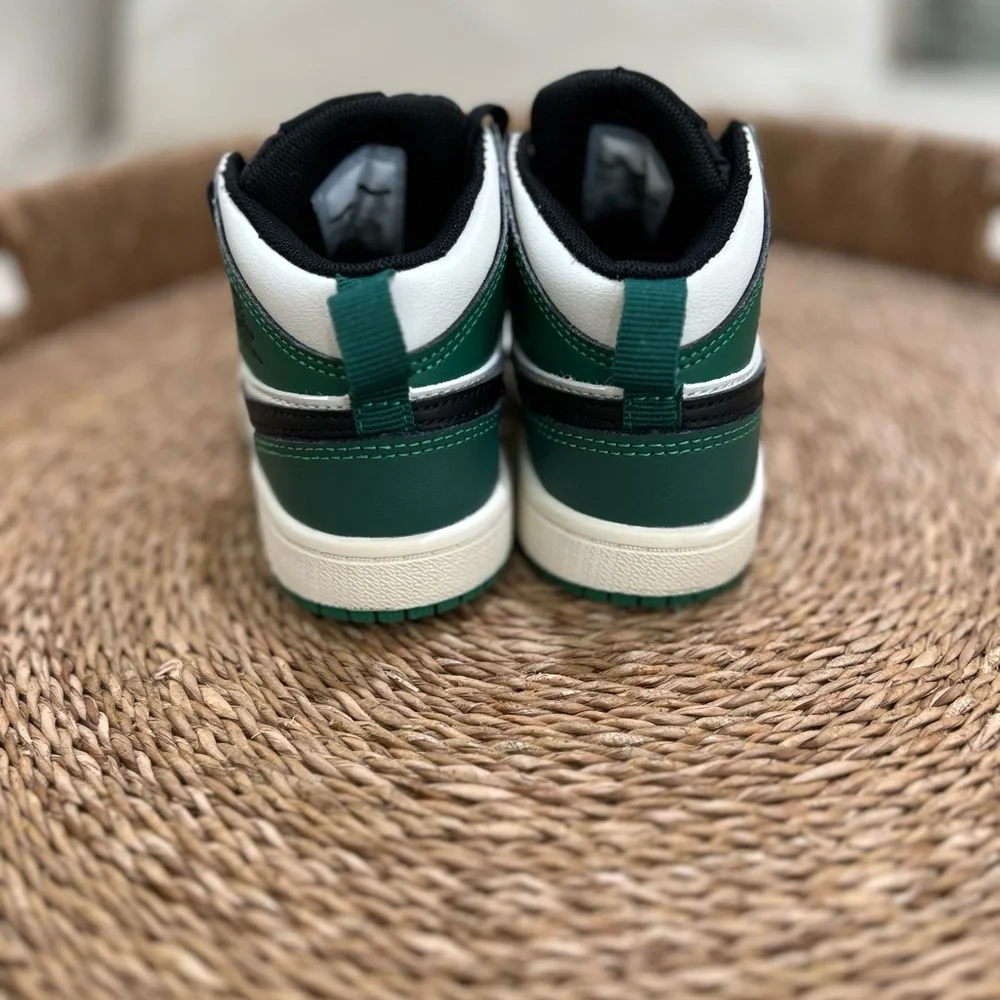 Air Jordan 10C Toddler Boy Mid SE TD 'Pine Green' - Picture 5 of 9